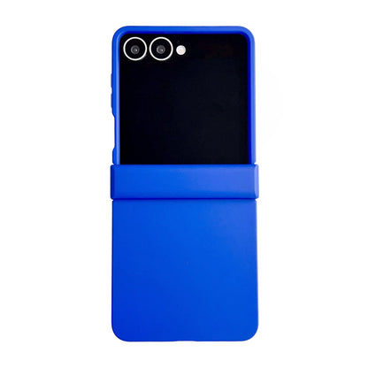 Original Liquid Silicone Hinge Stand Case Samsung Galaxy Z Flip 7 6 5 4 3 Matte Skin Shockproof Candy Ultra Thin PC Soft Cover