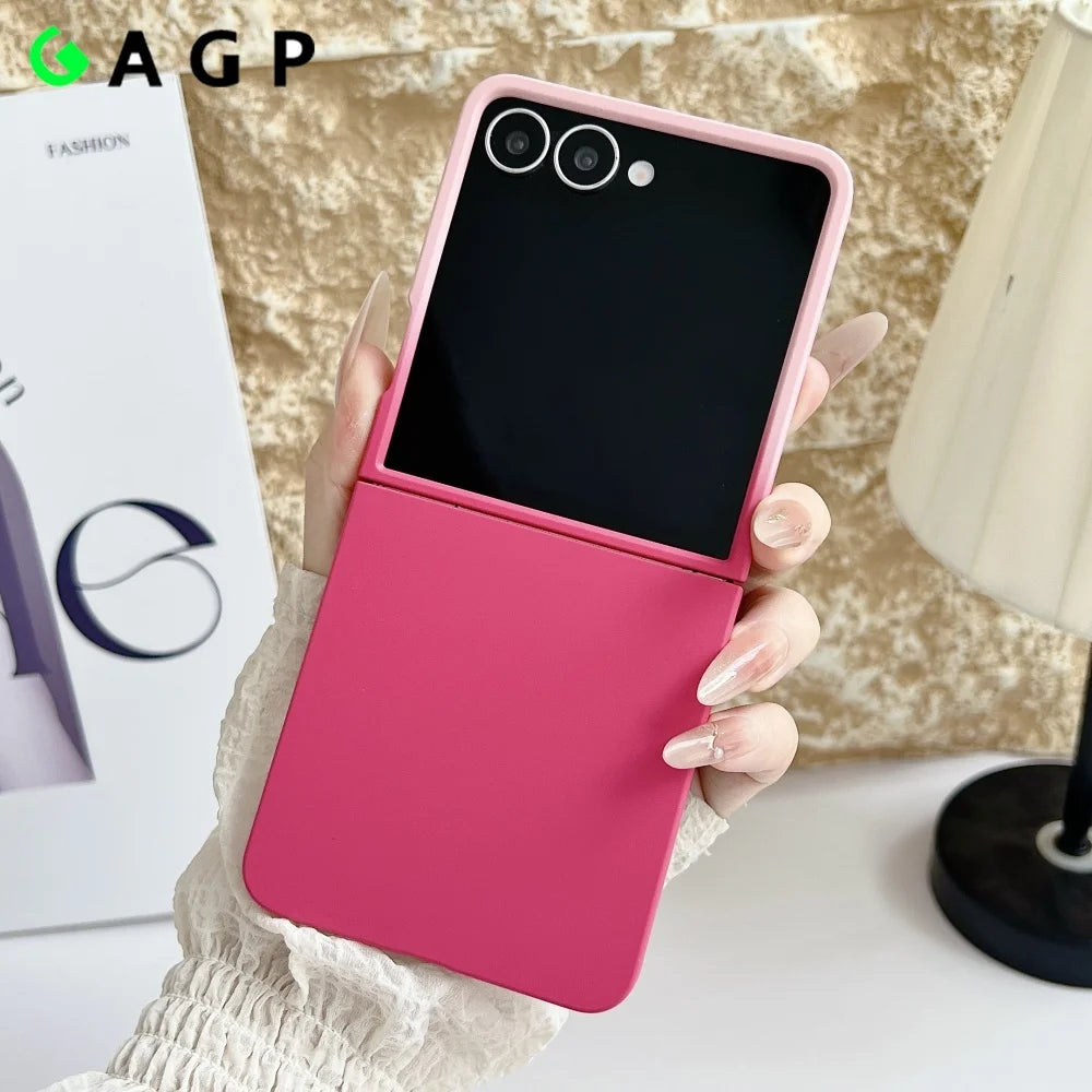 Z Flip7 Case Ultra Thin Matte Slim for Samsung Galaxy Z Flip 7 6 5 ZFlip 4 3 5G flip6 Gradient Color Hard Shockproof PC Cover