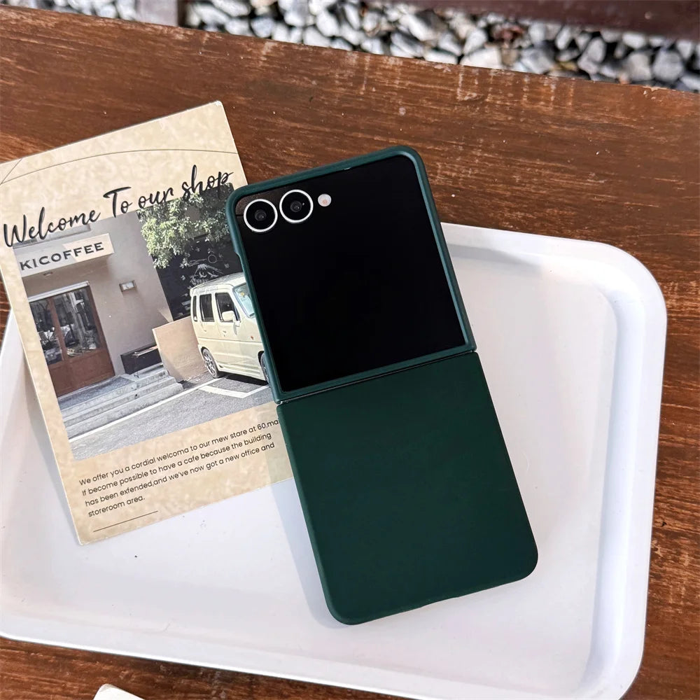 Liquid Silicone Matte Soft Phone Case for Samsung Galaxy Z Flip 7 Flip6 Flip5 Flip7 FE Protective Shockproof Cover for Z Flip 7