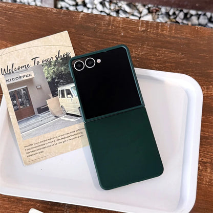 Liquid Silicone Matte Soft Phone Case for Samsung Galaxy Z Flip 7 Flip6 Flip5 Flip7 FE Protective Shockproof Cover for Z Flip 7