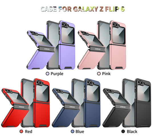 Luxuriöse Original Offizielle Schlanke Matte Schutz Handyhülle Samsung Galaxy Z Flip 7 6 5 4 Für Kabelloses Laden Stoßfeste Abdeckung