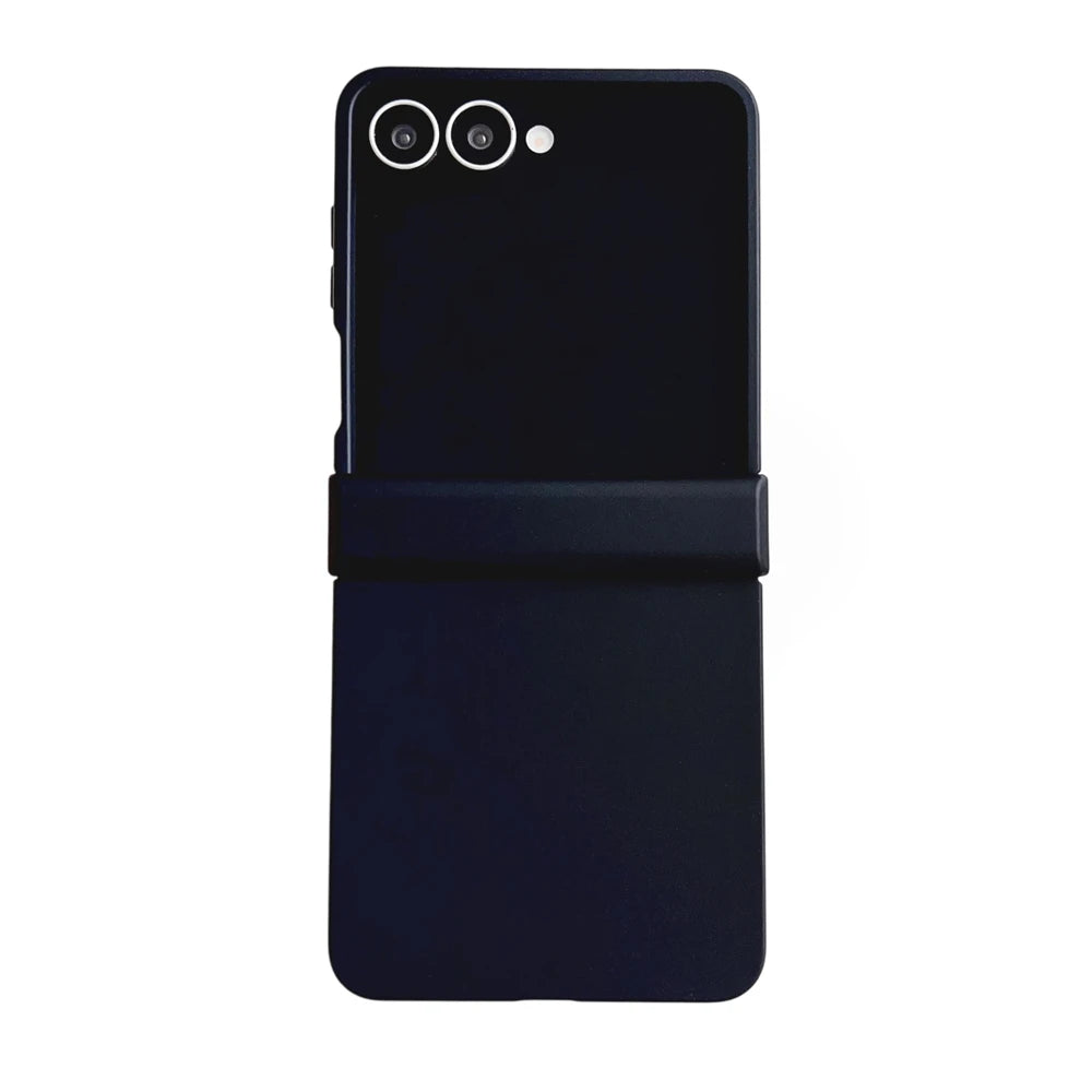 Original Liquid Silicone Hinge Stand Case Samsung Galaxy Z Flip 7 6 5 4 3 Matte Skin Shockproof Candy Ultra Thin PC Soft Cover