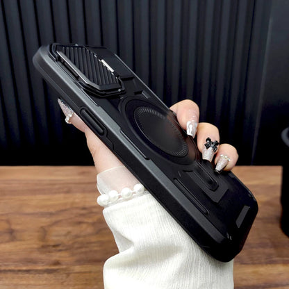 Shockproof Armor Case For iPhone 17 Air 16 15 14 13 12 Pro Max For Magsafe Mag Safe Wireless Charge Full Protective Lens Covers
