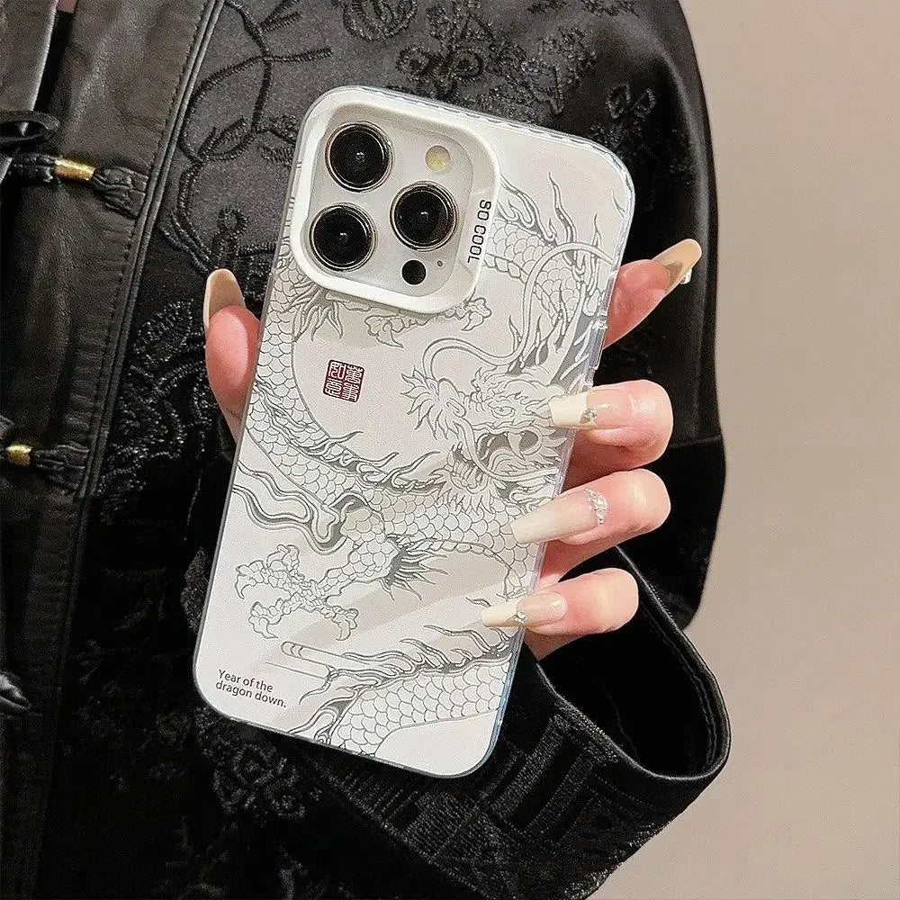 Chinese Dragon New Year Case for Xiaomi Redmi Note 15 5G 12 13 14 Pro Plus 5G 4G Redmi 15C 15 13C 12C A5 12 MI 15T Pro 5G Cover