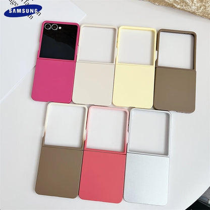 For Samsung Galaxy Z Flip 7 5 6 4 3 Case Matte Slim Case Liquid Silicone Luxury Ultra Thin Shockproof Soft Cover For Samsung 7