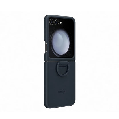 Original Liquid Silicone Ring Case for Samsung Galaxy Z Flip5, Genuine Anti-Drop  Anti-Slip Protective Cover for Foldable Phone