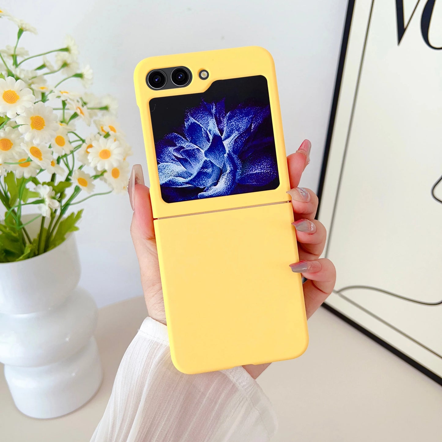 Z Flip7 Case Ultra Thin Matte Slim for Samsung Galaxy Z Flip 7 6 5 ZFlip 4 3 5G flip6 Gradient Color Hard Shockproof PC Cover