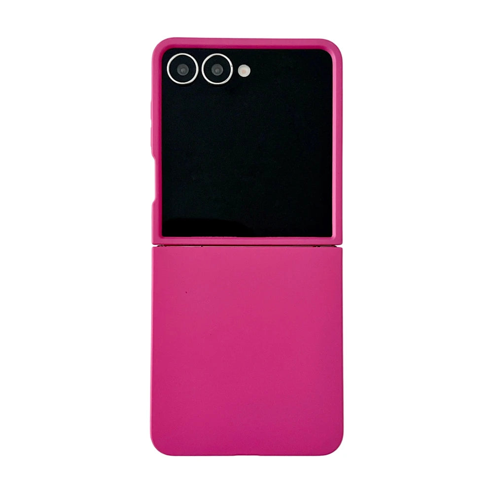 For Samsung Galaxy Z Flip 7 5 6 4 3 Case Matte Slim Case Liquid Silicone Luxury Ultra Thin Shockproof Soft Cover For Samsung 7