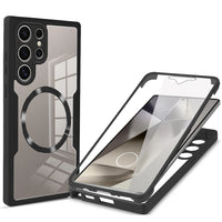 360 Full Body Magnetic Shockproof Soft Phone Case Samsung