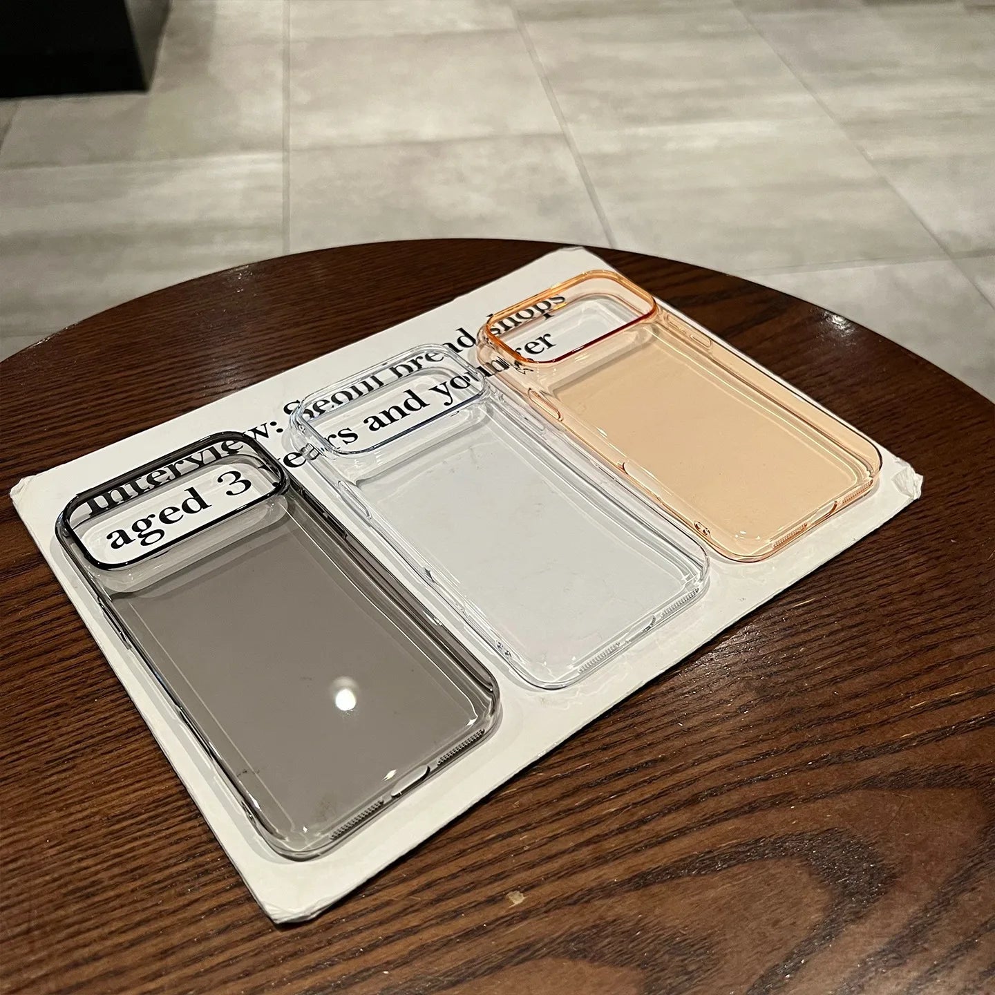 17 ProMax Ultra Thin Transparent Orange Phone Case For iPhone Air 16 15 14 13 12 Pro Max Plus Acrylic PC Slim Plating Hard Cover