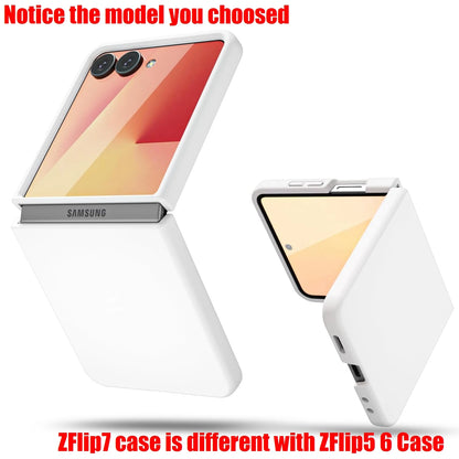 Liquid Silicone Case for Samsung Z Flip 7 Slim Ultra Thin Skin Feel Men Women Cover for Samsung Galaxy Z Flip 7 FE 6 5 4 3 2 1