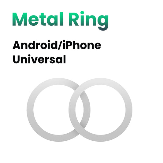 UGREEN Magnetischer Metallring für MagSafe iPhone 16 15 14 Pro Android Handys Plattenaufkleber Ringe für MagSafe Wireless Ladegerät Ständer