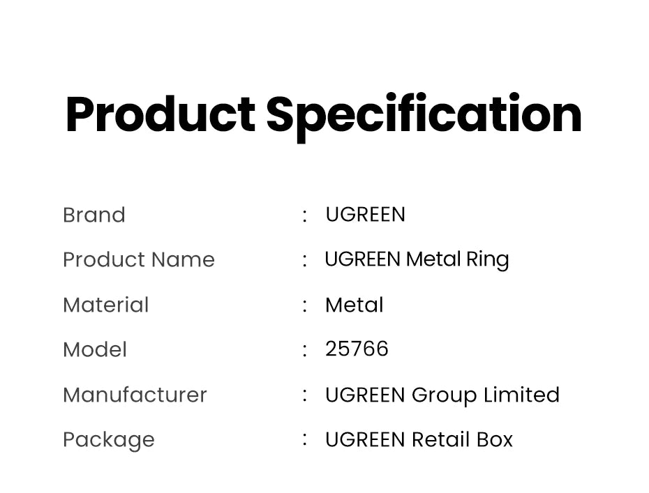 UGREEN Magnetic Metal Ring for Magsafe iPhone 16 15 14 Pro Android Phones Plate Sticker Rings For Magsafe Wireless Charger Stand