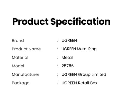 UGREEN Magnetic Metal Ring for Magsafe iPhone 16 15 14 Pro Android Phones Plate Sticker Rings For Magsafe Wireless Charger Stand