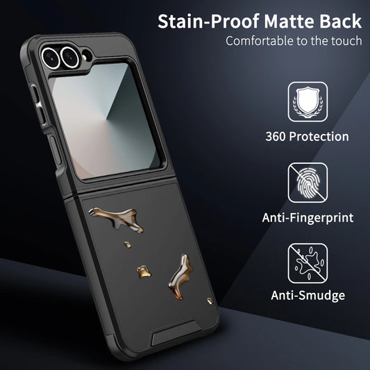 Luxuriöse Original Offizielle Schlanke Matte Schutz Handyhülle Samsung Galaxy Z Flip 7 6 5 4 Für Kabelloses Laden Stoßfeste Abdeckung