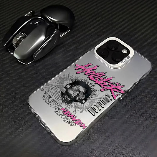 Fashion Graffiti Handyhülle für iPhone 17 17e 16e 16 15 14 13 12 11 Pro Max Air Plus H-H-HellstarS-Anti-Fall Matte Rückseitenabdeckung