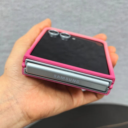 Gradient Color Liquid Silicone Case For Samsung Galaxy Z Flip 7 6 5 4 3 5G Flip7FE Flip6 2-piece Set Magnetic Soft Back Cover