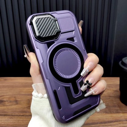 Shockproof Armor Case For iPhone 17 Air 16 15 14 13 12 Pro Max For Magsafe Mag Safe Wireless Charge Full Protective Lens Covers