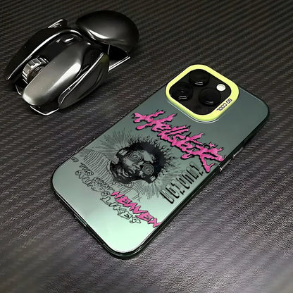 Fashion Graffiti Phone Case For iPhone 17 17e 16e 16 15 14 13 12 11 Pro Max Air Plus H-H-HellstarS-Anti Fall Matte Back Cover