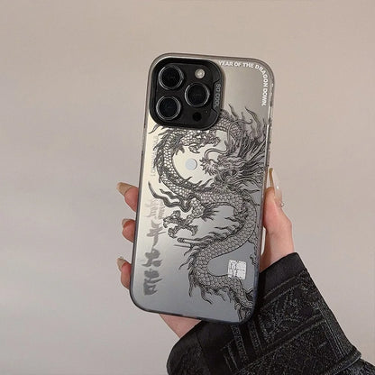 Luxury Dragon Embossed Matte Phone Case for Huawei Honor X9d X6c X7d 400 200 90 X6b X7a X9a X5 X8a X9b X7b X9C Smart Lite 4G 5G