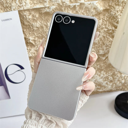 For Samsung Galaxy Z Flip 7 5 6 4 3 Case Matte Slim Case Liquid Silicone Luxury Ultra Thin Shockproof Soft Cover For Samsung 7