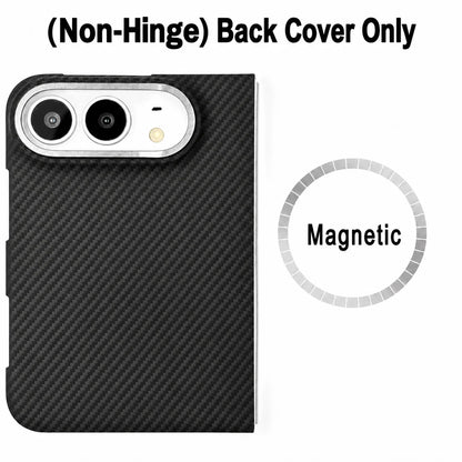 iPhone Duo Magnetic Case 600D Aramid Kevlar Woven Caseless Feeling Slim & Light Hinge Protection Compatible With MagSafe