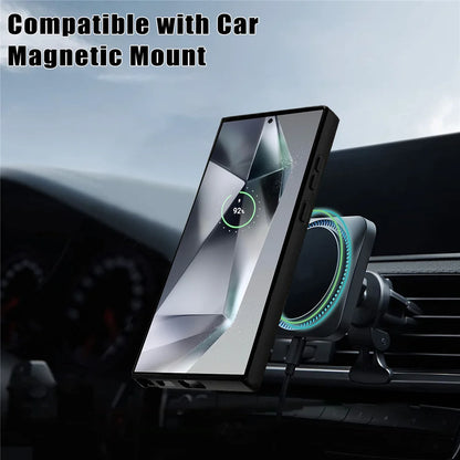 360 Full Body Magnetic Shockproof Soft Phone Case Samsung