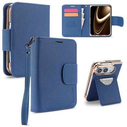New Case for iPhone Duo Apple 18 Fold Wallet&Card Slot Holder Flip Leather With Wrist Strap Shockproof Cover for iPhone DUO