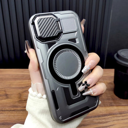 Shockproof Armor Case For iPhone 17 Air 16 15 14 13 12 Pro Max For Magsafe Mag Safe Wireless Charge Full Protective Lens Covers