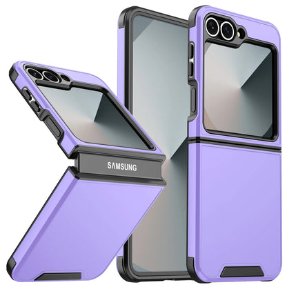 Luxury Original Official Slim Matte Protection Phone Case Samsung Galaxy Z Flip 7 6 5 4  For Wireless Charging Shockproof Cover