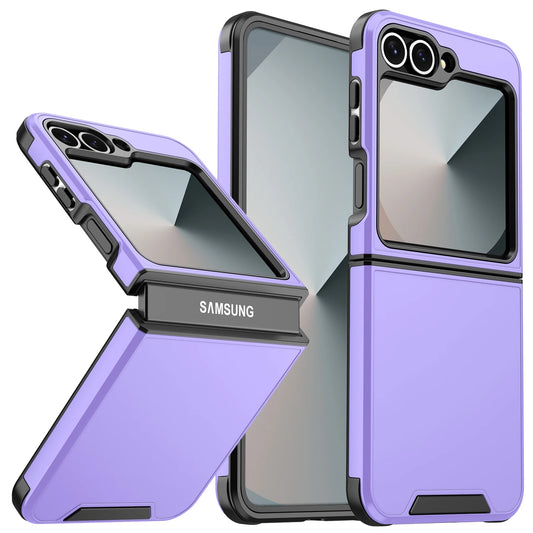 Luxuriöse Original Offizielle Schlanke Matte Schutz Handyhülle Samsung Galaxy Z Flip 7 6 5 4 Für Kabelloses Laden Stoßfeste Abdeckung