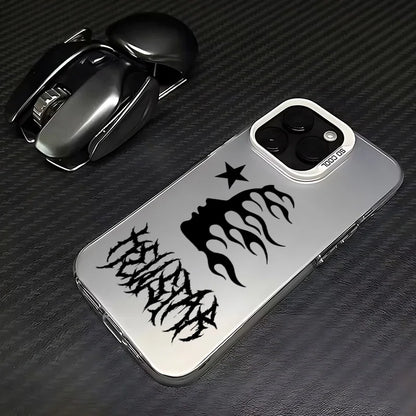 Fashion Graffiti Phone Case For iPhone 17 17e 16e 16 15 14 13 12 11 Pro Max Air Plus H-H-HellstarS-Anti Fall Matte Back Cover