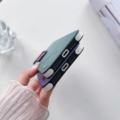 For iPhone 16 15 Pro Max Luxury Magsafe Magnetic Color Matte Leather Frame Phone Case For iPhone 12 13 14 17 Air Back Cover