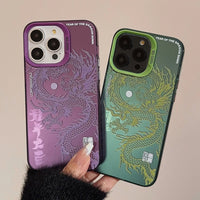 Luxury Dragon Embossed Phone Case for Oppo Realme 15 14 13 12 11 10 9i 8 8i C75 C65 C63 C55 C53 C35 C33 C20 C21Y Pro Plus 4G 5G