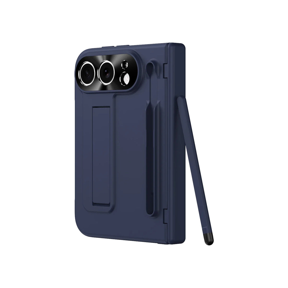 For iPhone Duo Fold Bracket Phone Case with S Pen Hinge Protection Shockproof Full Cover Glass Screen Protector for iPhone Ultra