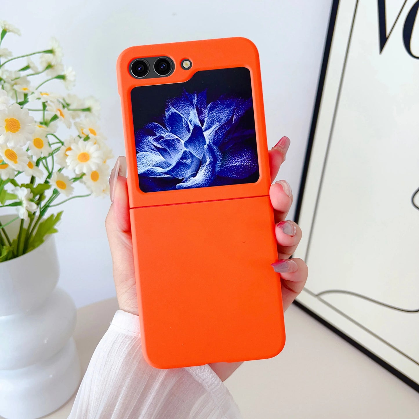 Z Flip7 Case Ultra Thin Matte Slim for Samsung Galaxy Z Flip 7 6 5 ZFlip 4 3 5G flip6 Gradient Color Hard Shockproof PC Cover