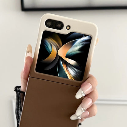 Z Flip7 Case Ultra Thin Matte Slim for Samsung Galaxy Z Flip 7 6 5 ZFlip 4 3 5G flip6 Gradient Color Hard Shockproof PC Cover