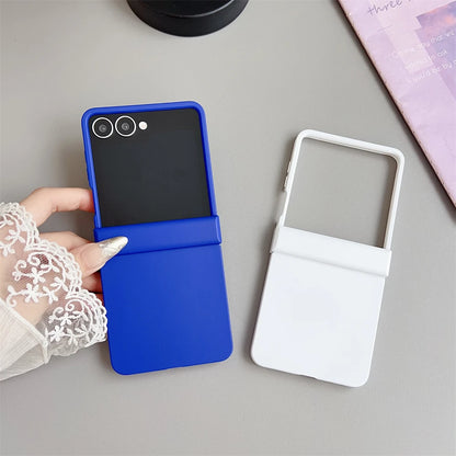 Original Liquid Silicone Hinge Stand Case Samsung Galaxy Z Flip 7 6 5 4 3 Matte Skin Shockproof Candy Ultra Thin PC Soft Cover