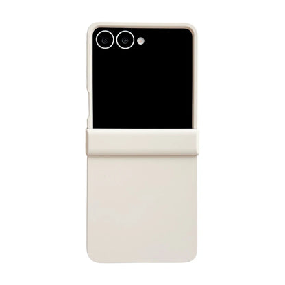 Original Liquid Silicone Hinge Stand Case Samsung Galaxy Z Flip 7 6 5 4 3 Matte Skin Shockproof Candy Ultra Thin PC Soft Cover