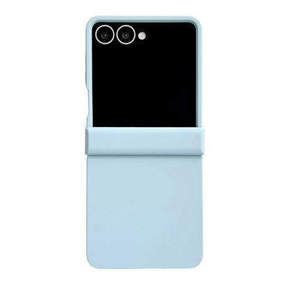 Original Liquid Silicone Hinge Stand Case Samsung Galaxy Z Flip 7 6 5 4 3 Matte Skin Shockproof Candy Ultra Thin PC Soft Cover