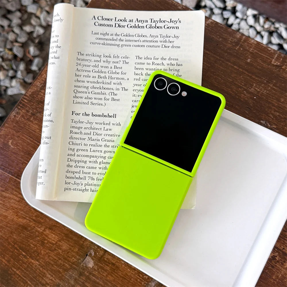 Liquid Silicone Matte Soft Phone Case for Samsung Galaxy Z Flip 7 Flip6 Flip5 Flip7 FE Protective Shockproof Cover for Z Flip 7