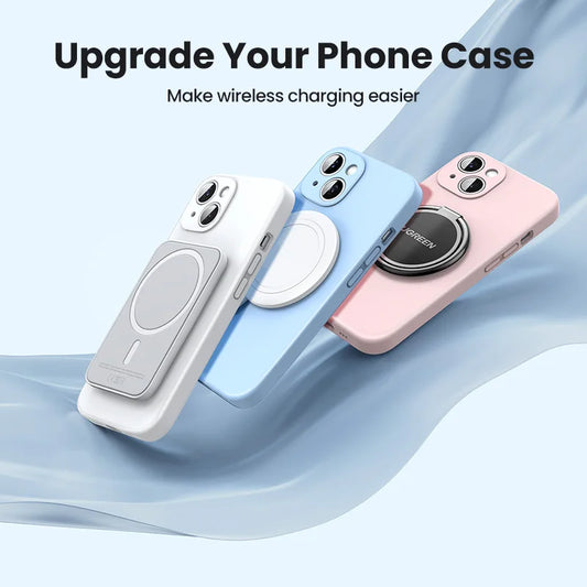 UGREEN Magnetischer Metallring für Magsafe iPhone 16 15 14 Pro Android Handys Platte Aufkleber Ringe Für Magsafe Kabelloses Ladegerät Ständer