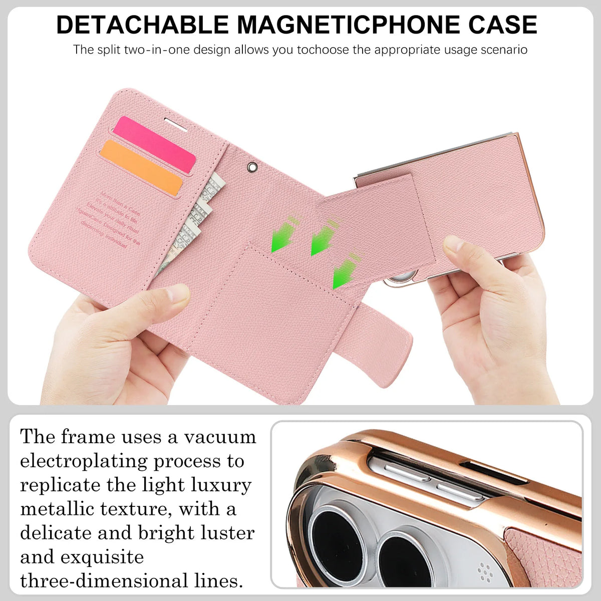 New Case for iPhone Duo Apple 18 Fold Wallet&Card Slot Holder Flip Leather With Wrist Strap Shockproof Cover for iPhone DUO
