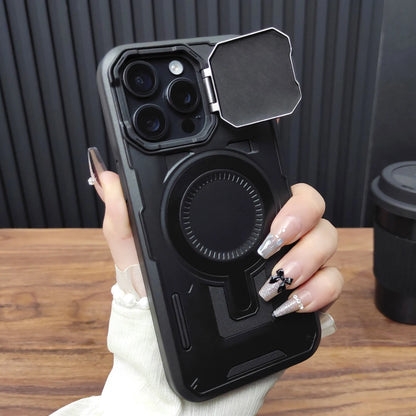 Shockproof Armor Case For iPhone 17 Air 16 15 14 13 12 Pro Max For Magsafe Mag Safe Wireless Charge Full Protective Lens Covers