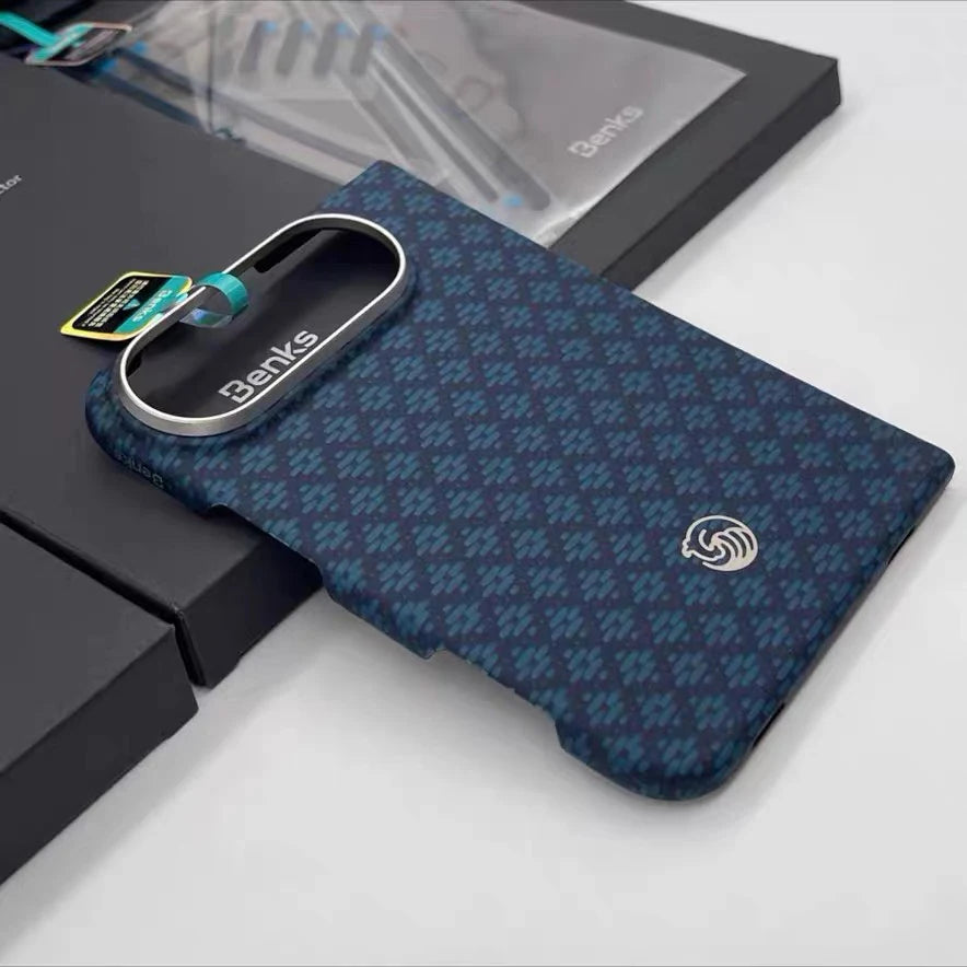 Original BENKS ArmorGrid Air Aramid Fiber Case For Iphone Duo Case,ONLY Back Cover,With Kevlar And MagSafe