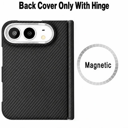 iPhone Duo Magnetic Case 600D Aramid Kevlar Woven Caseless Feeling Slim & Light Hinge Protection Compatible With MagSafe