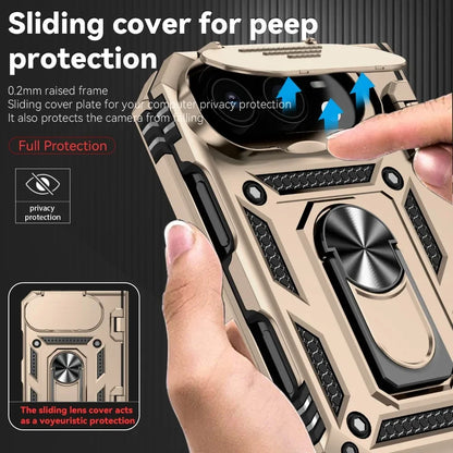 Business Metal Ring Bracket Stand Armor for Magsafe Magnetic Phone Cases For iPhone Duo Lens Protection PC TPU 18 Folding Cover