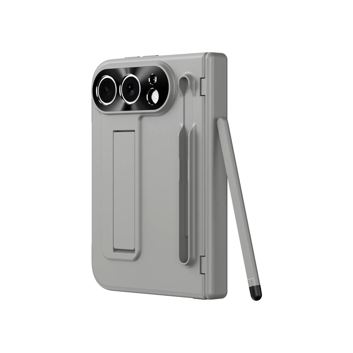 For iPhone Duo Fold Bracket Phone Case with S Pen Hinge Protection Shockproof Full Cover Glass Screen Protector for iPhone Ultra
