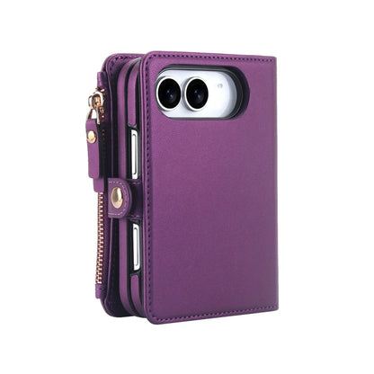 Luxury with Zipper Card RFID Blocking Flip Folio Book Phone Case Capa For iPhone Duo Wallet Candy Color Shockproof Back Funda