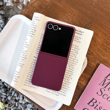 Liquid Silicone Matte Soft Phone Case for Samsung Galaxy Z Flip 7 Flip6 Flip5 Flip7 FE Protective Shockproof Cover for Z Flip 7